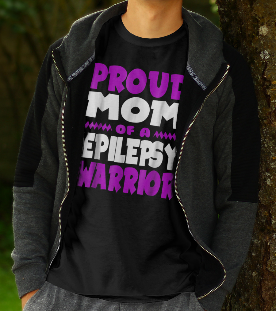 Proud Mom Of A Epilepsy Warrior T-Shirt