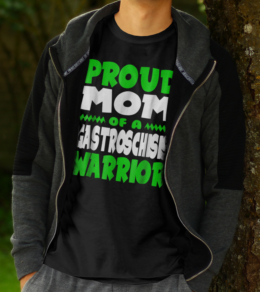 Proud Mom Of A Gastroschisis Warrior Awareness T-Shirt
