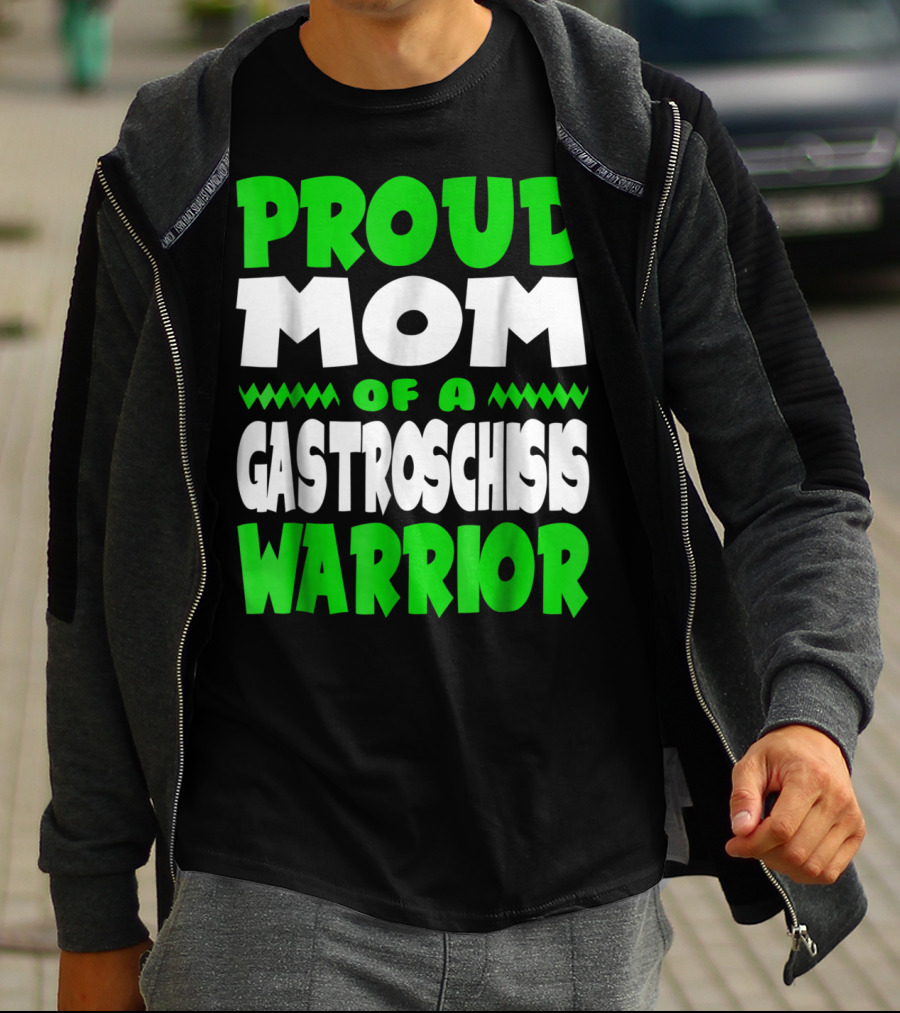 Proud Mom Of A Gastroschisis Warrior Awareness T-Shirt