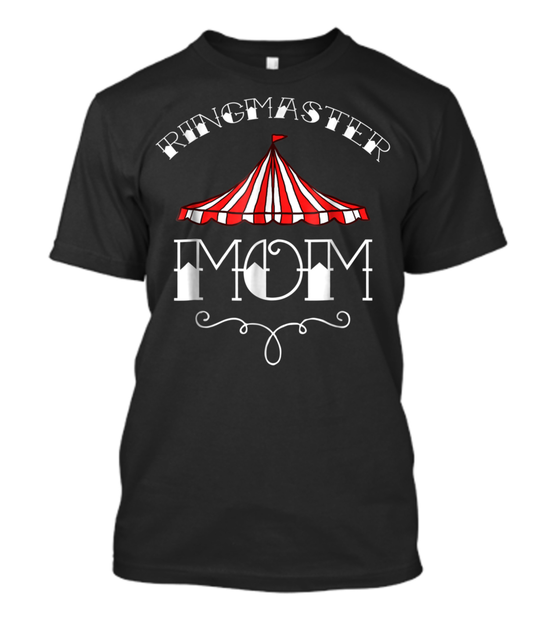 Ringmaster Mom Circus Carnival Children Birthday Party T-Shirt