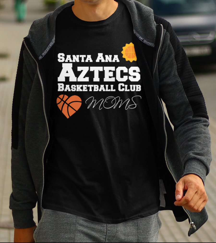 Santa Ana Aztecs Basketball Club Moms T-Shirt