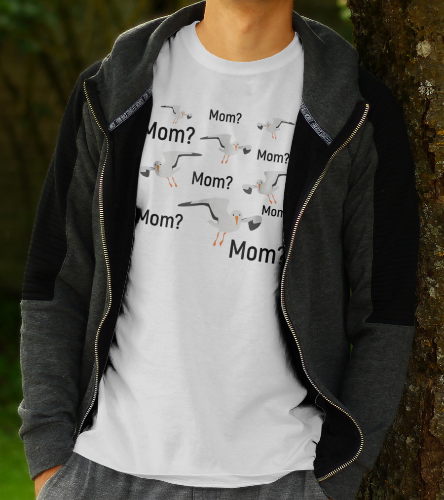 Seagull Mom Mom Funny Mothers Mom? Parenthood Birds Flying T-Shirt