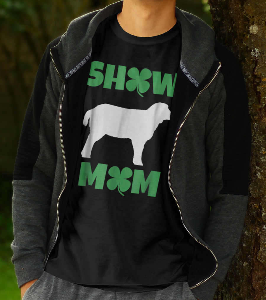 SHOW MOM Shamrock Sheep T-Shirt