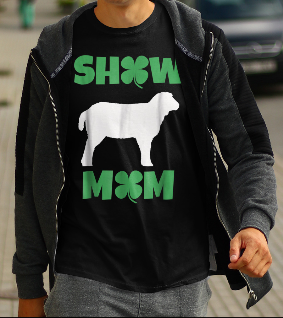 SHOW MOM Shamrock Sheep T-Shirt
