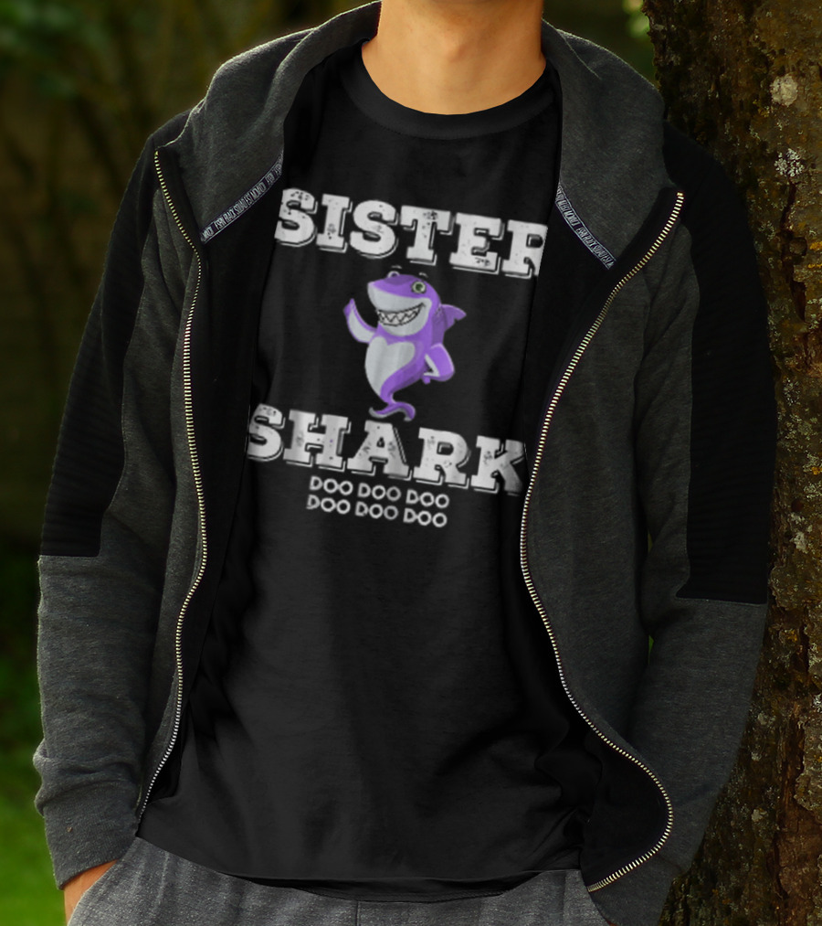 Sister Shark Doo Doo Doo From Brother81 T-Shirt