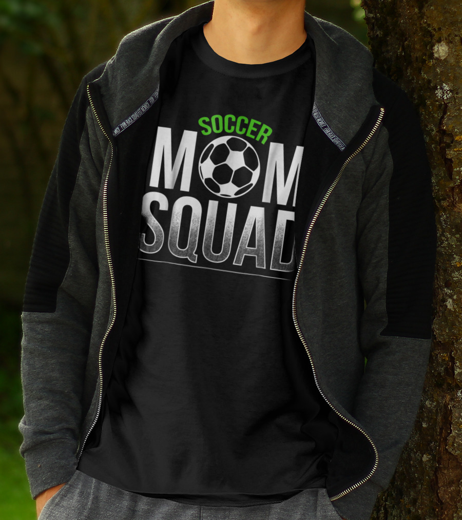 Soccer Mom Squad Kids Son Daughter Soccer Ball T-Shirt