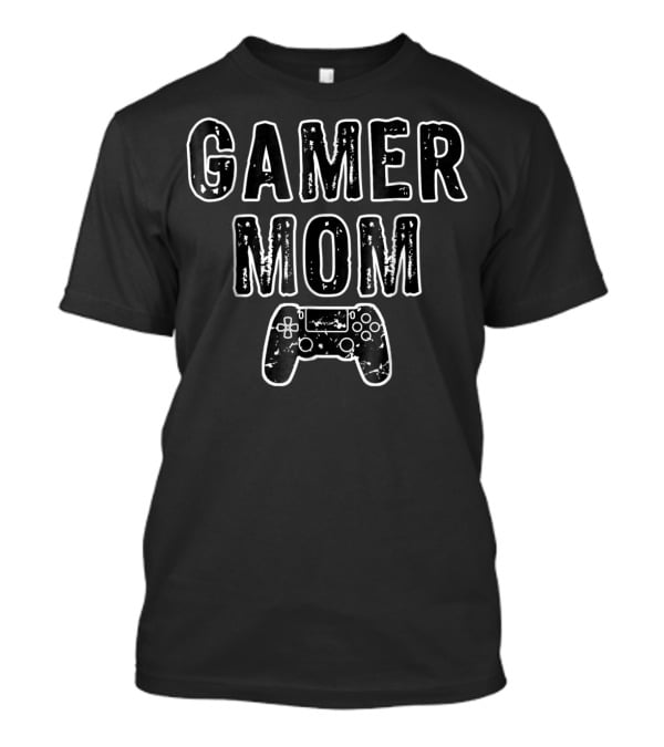 Gamer Mom Womens Funny Gamer PlayStation Controller T-Shirt