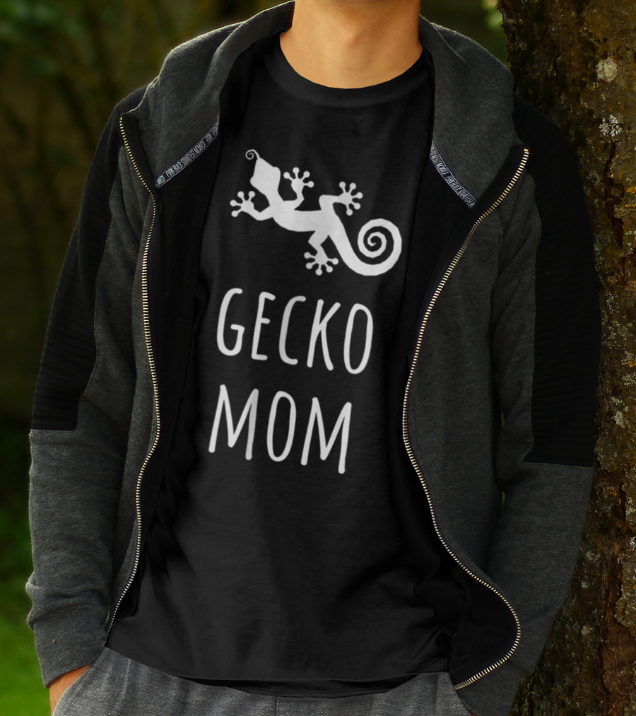 Gecko Mom Women Reptile Lizard Lover T-Shirt