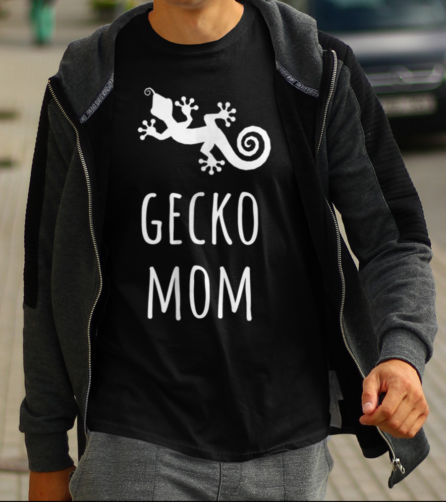 Gecko Mom Women Reptile Lizard Lover T-Shirt