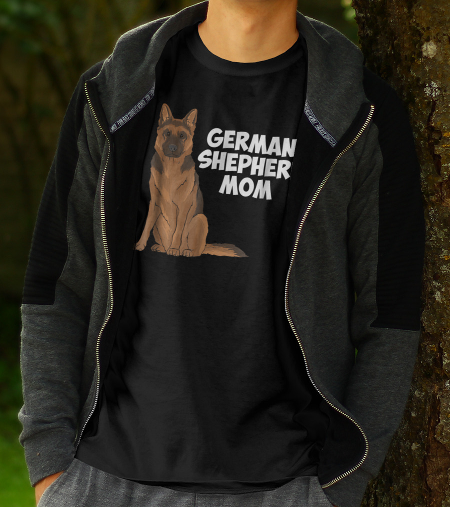 German Shepherd Mom Dog Lovers Birthday22 T-Shirt