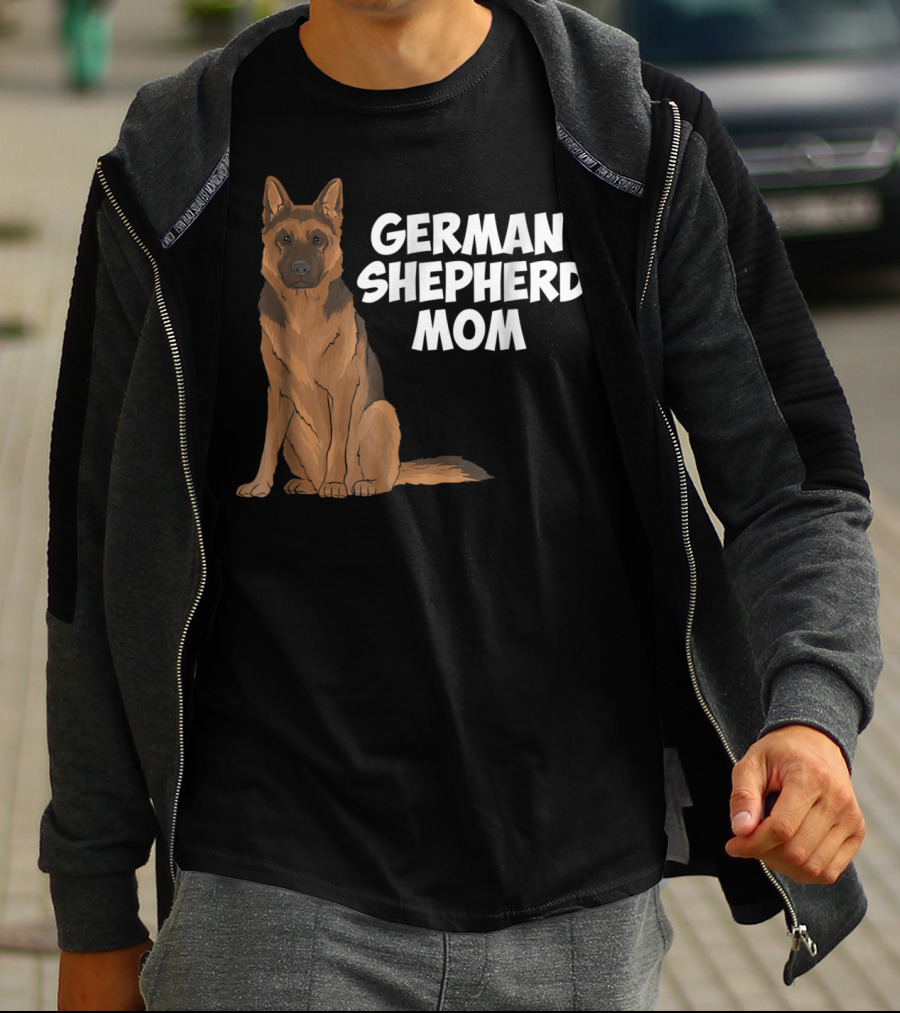 German Shepherd Mom Dog Lovers Birthday22 T-Shirt