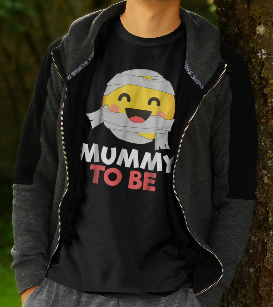 Mummy To Be Emoji Halloween Pregnancy T-Shirt