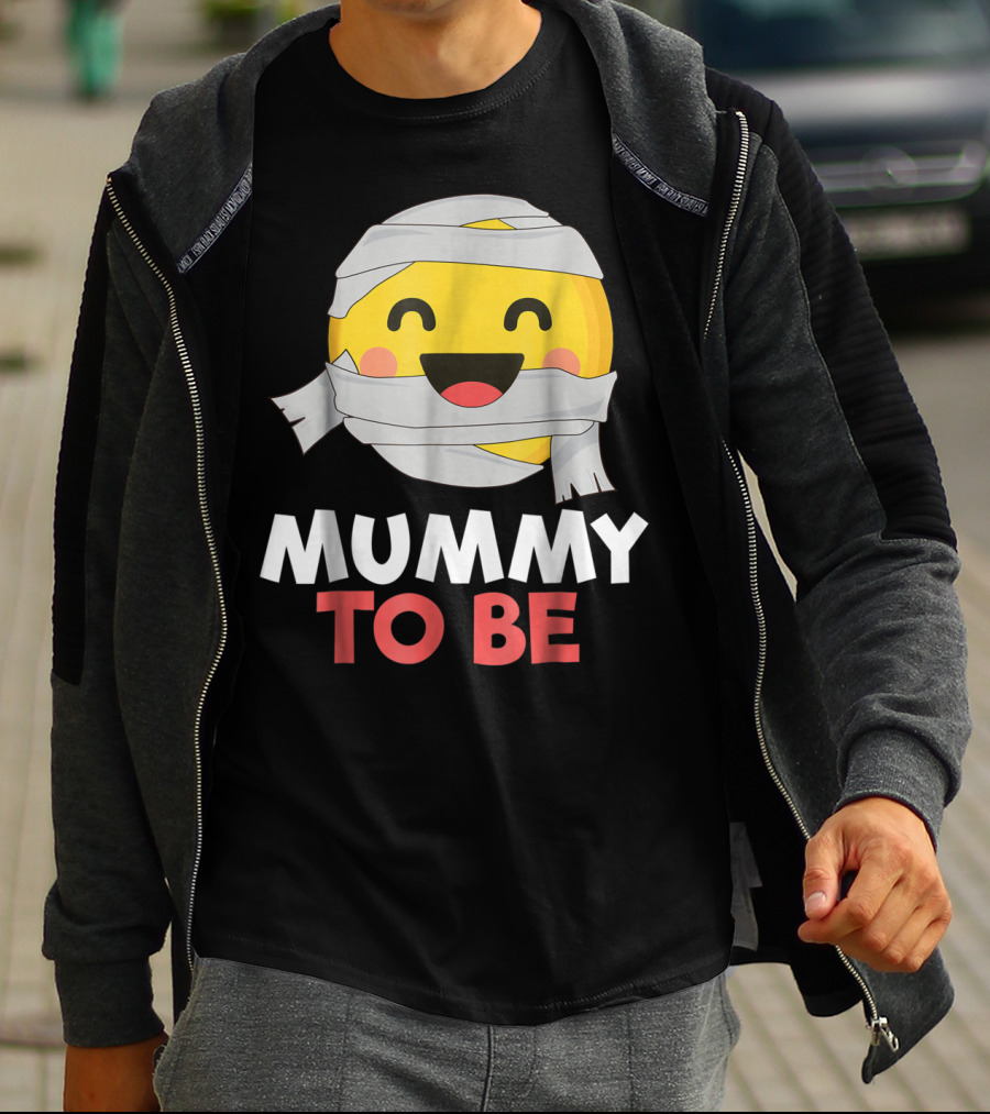 Mummy To Be Emoji Halloween Pregnancy T-Shirt