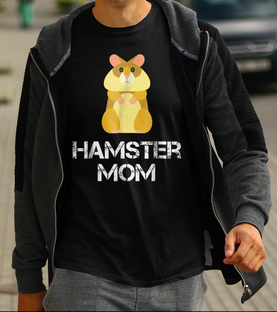 Hamster Mom Hamster Owner Pet Lover Cozy Cuddly Animal Caregiver T-Shirt