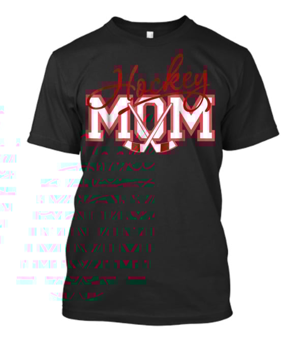 Hockey Mom With Sticks T-Shirt