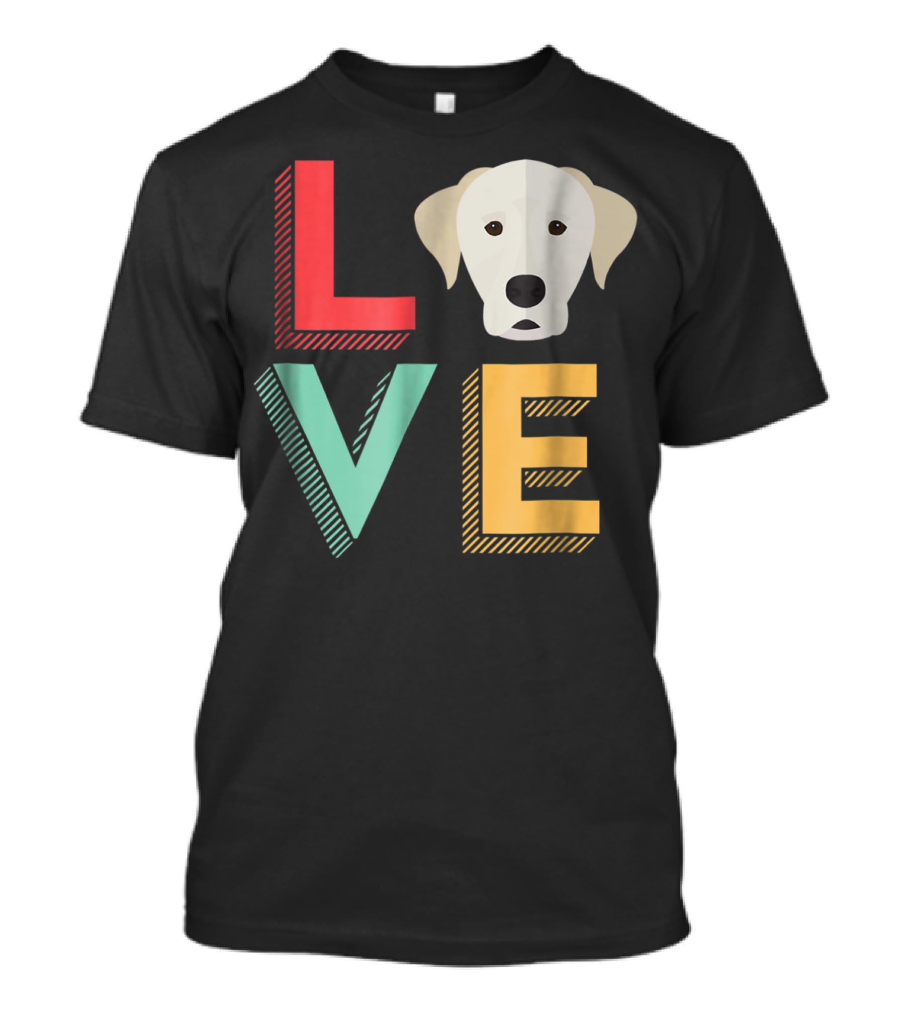 I Love Labrador Dog Lover Lab Puppies Mom And Dad39 Cute Puppy Head In LOVE T-Shirt