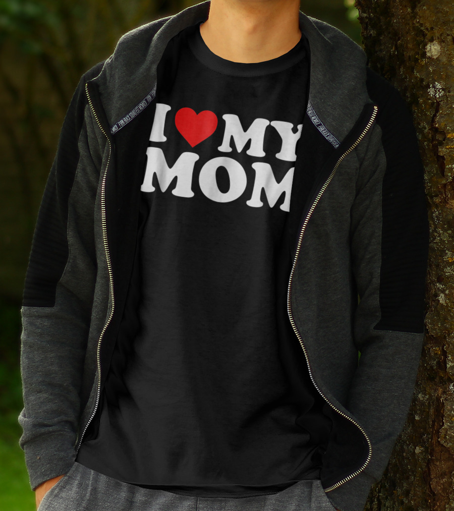 I Heart My Mom With Heart88 T-Shirt