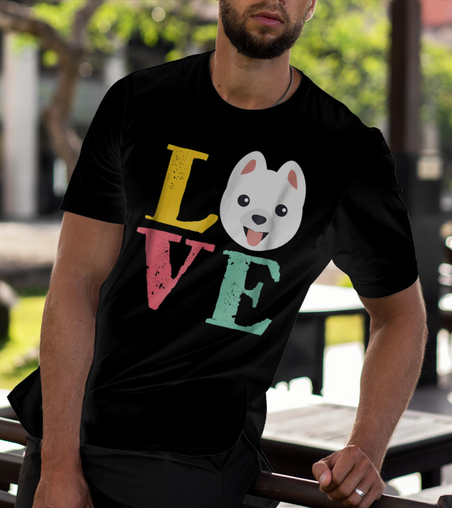 LOVE Pomeranian Dog Pom Owner Puppies Mom And Dad15 T-Shirt