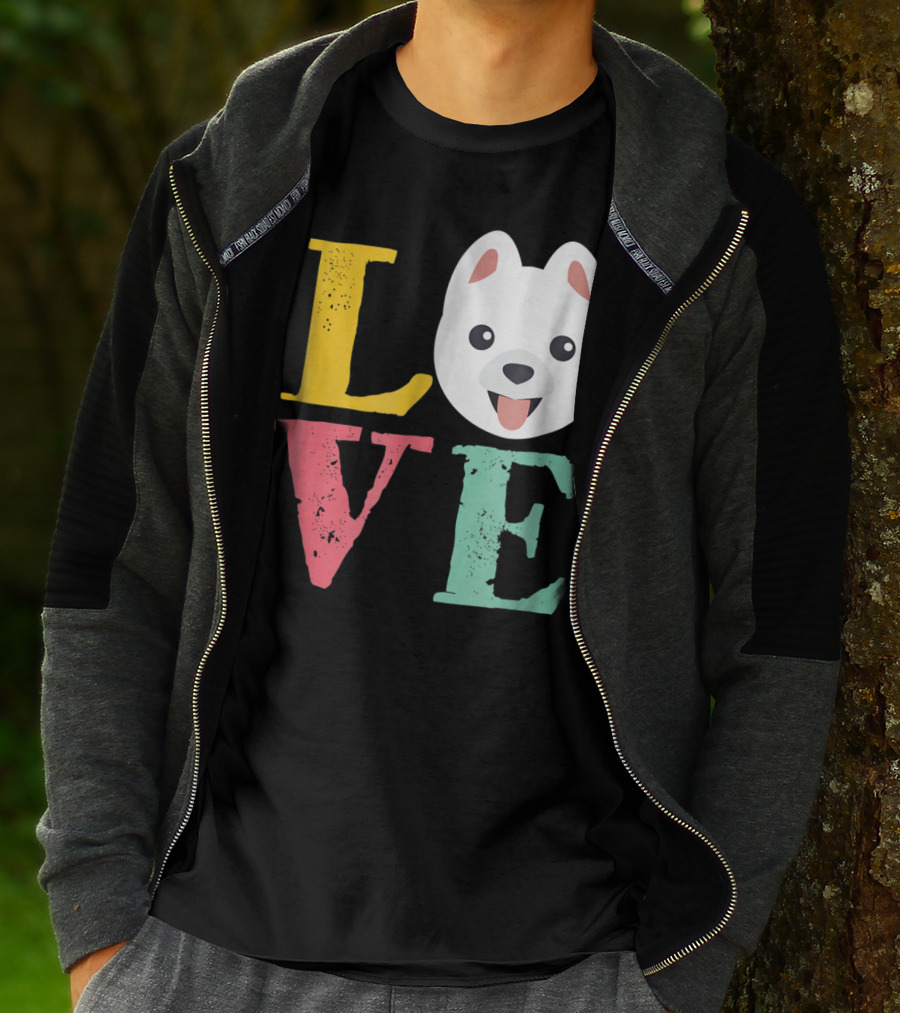 LOVE Pomeranian Dog Pom Owner Puppies Mom And Dad15 T-Shirt