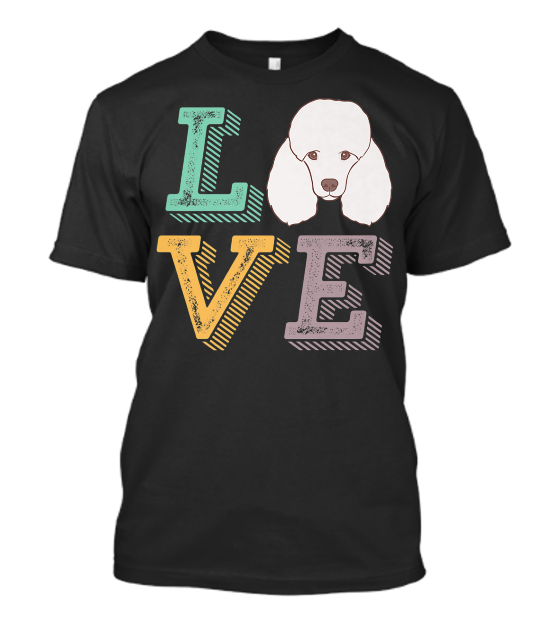 I Love Poodle Puppy Mom Cute Love Poodle T-Shirt