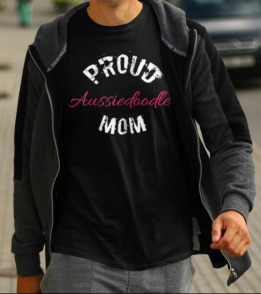 Proud Aussiedoodle Mom T-Shirt