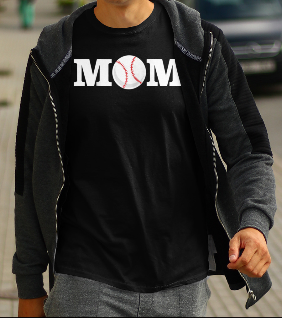 Mom Baseball Softball T-Shirt