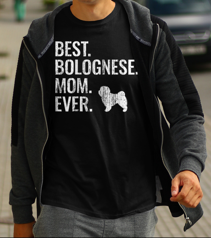 Best Bolognese Mom Ever Cool Dog Owner Bolognese T-Shirt