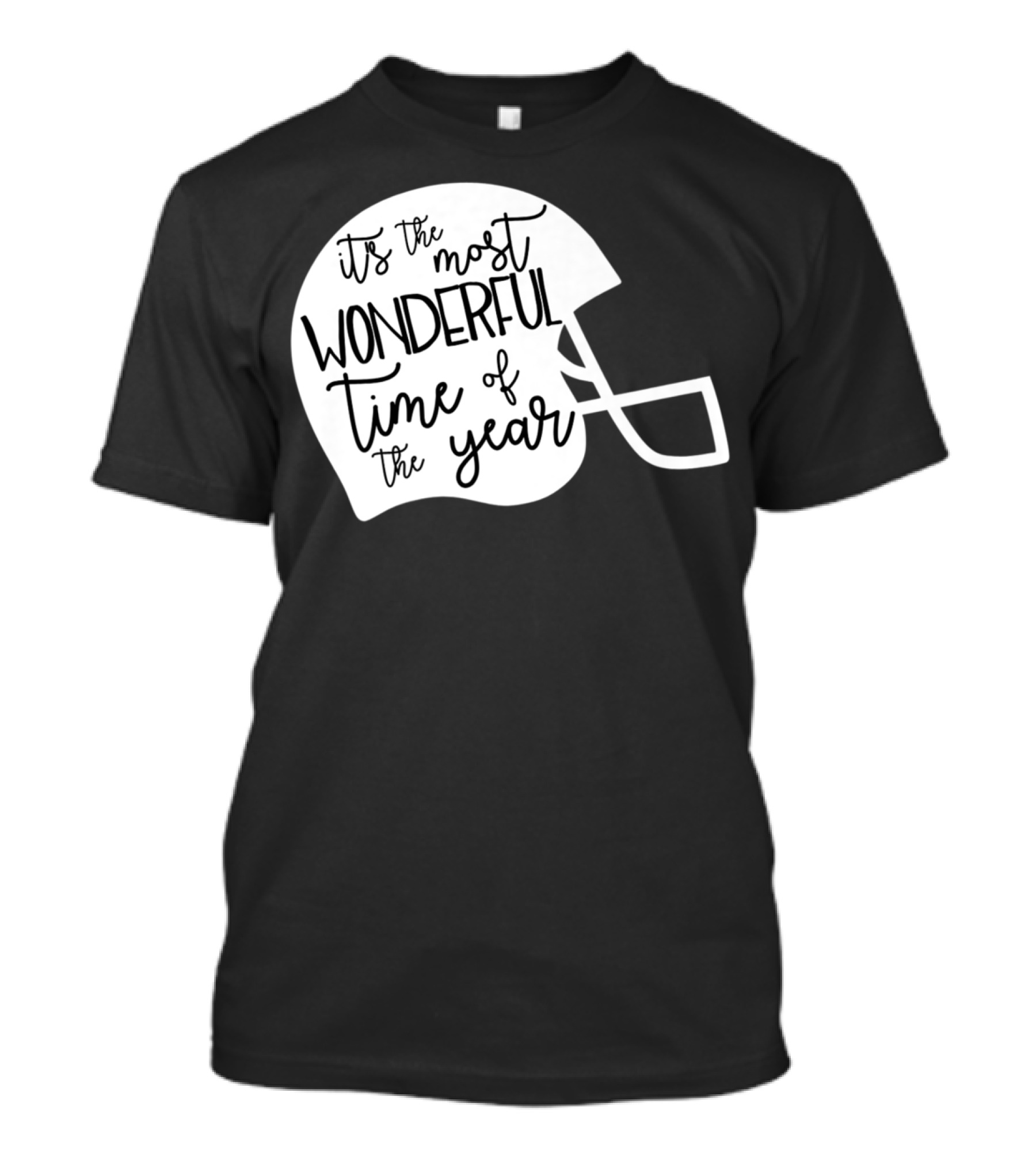 It's The Most Wonderful Time Of The Year Football Helmet Mom Mama Fan4 T-Shirt