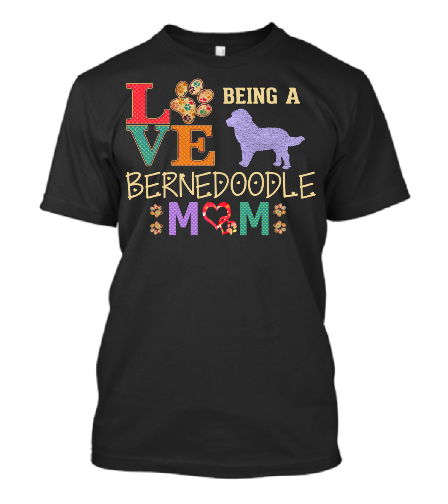 LOVE Being A Bernedoodle Mom 6 T-Shirt