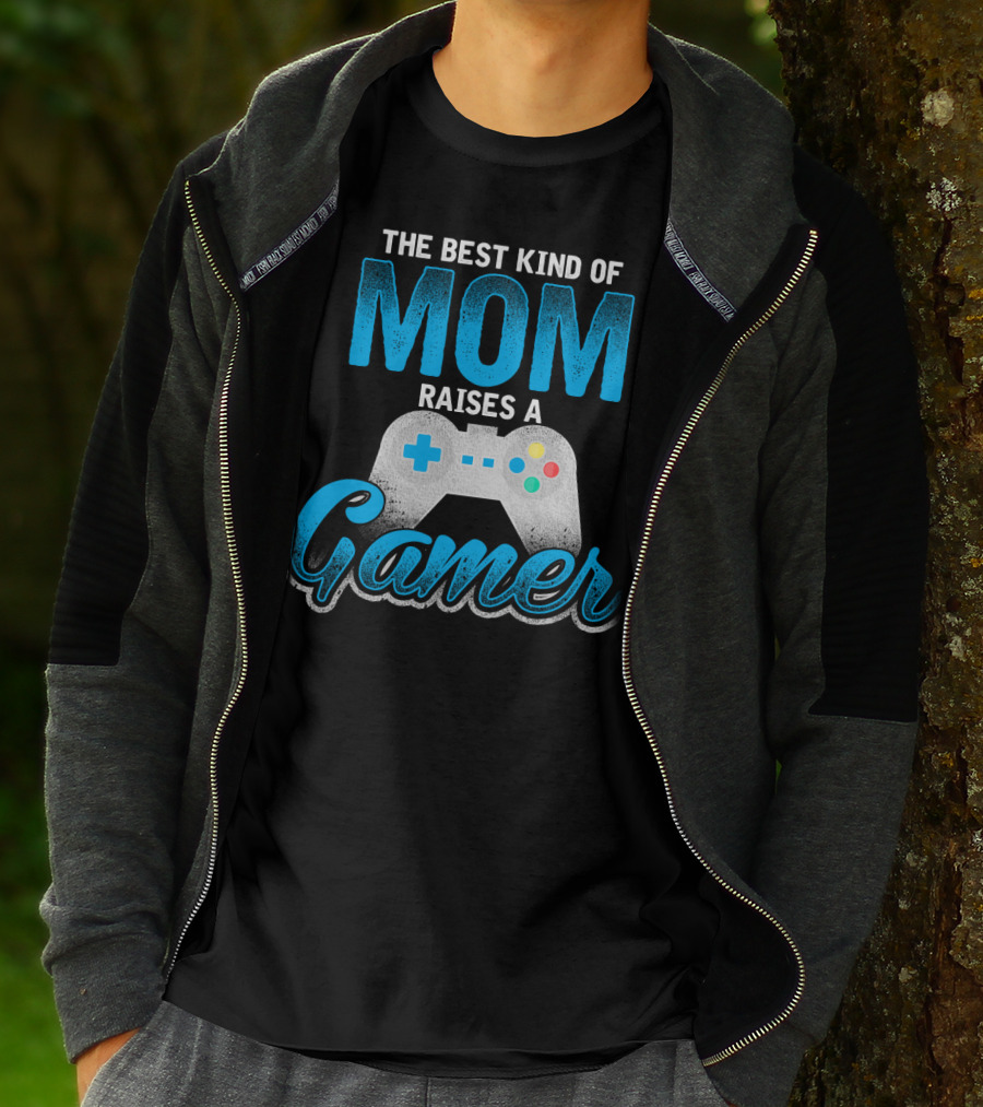 The Best Kind Of Mom Raises A Gamer Controller T-Shirt