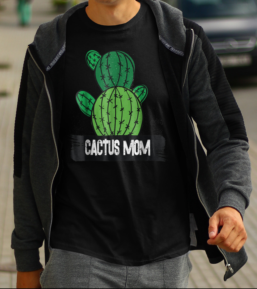 Cactus MOM Cactus Lover Nature Botanical T-Shirt
