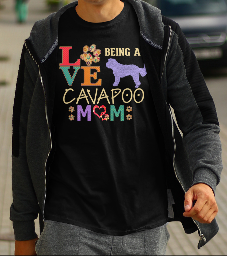 LOVE Being A Cavapoo Mom T-Shirt
