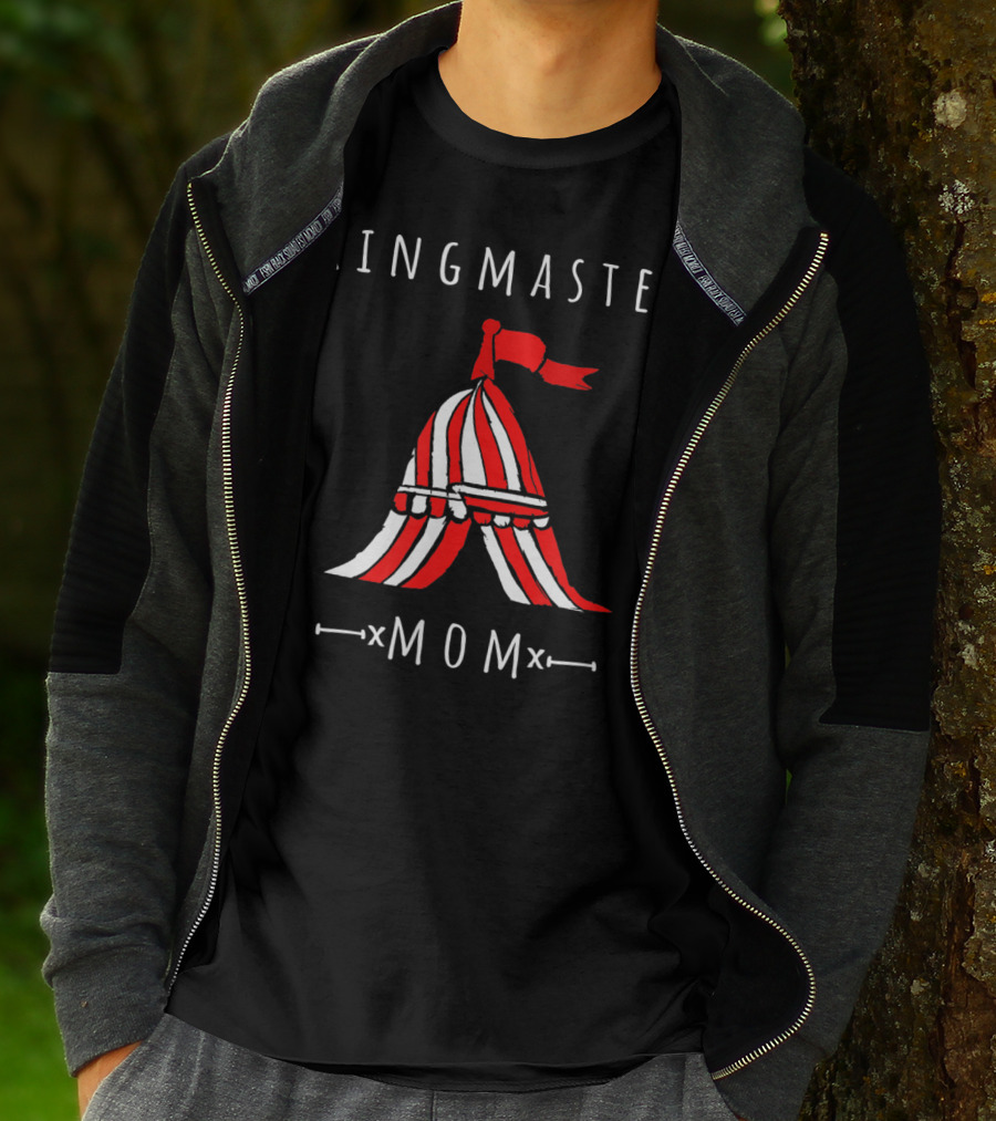 Ringmaster Mom Circus Themed Party Family Fun T-Shirt