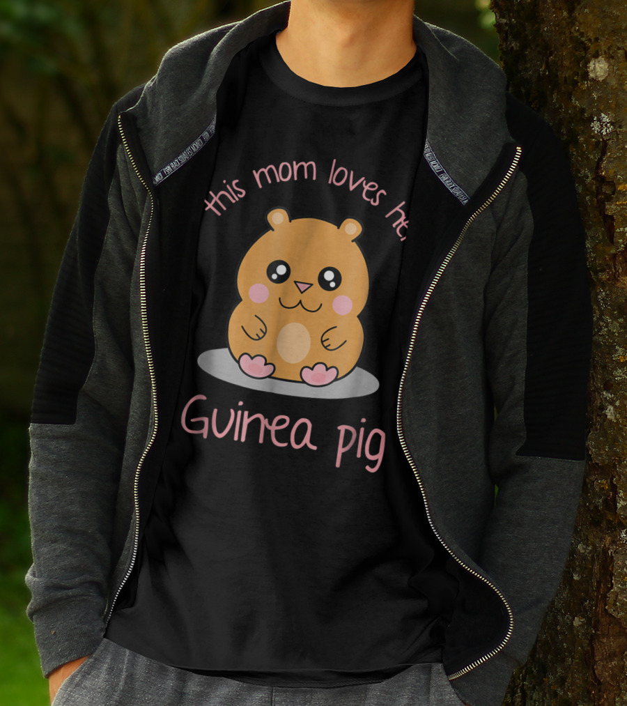 This Mom Loves Her Cute Kawaii Guinea Pig T-Shirt