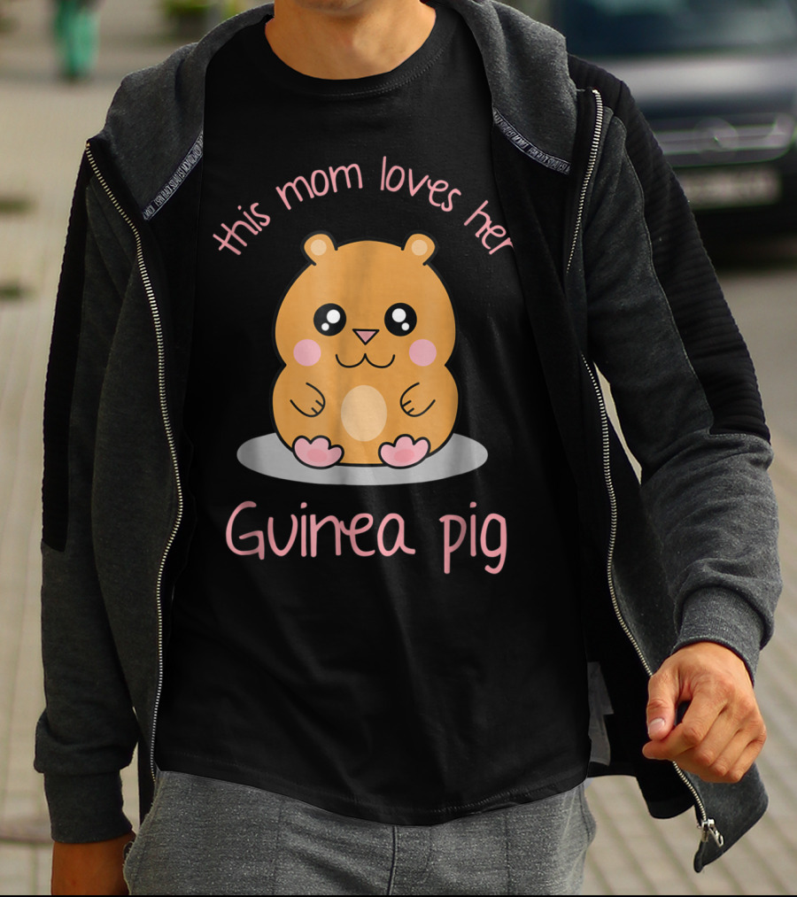 This Mom Loves Her Cute Kawaii Guinea Pig T-Shirt