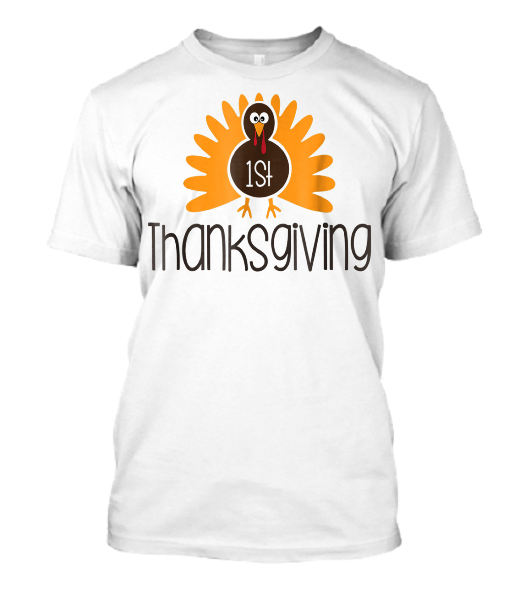 1st Thanksgiving Turkey Pregnant Baby T-Shirt