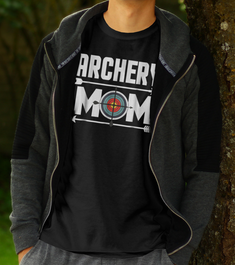 Archery Mom Target Board Arrow Humor T-Shirt