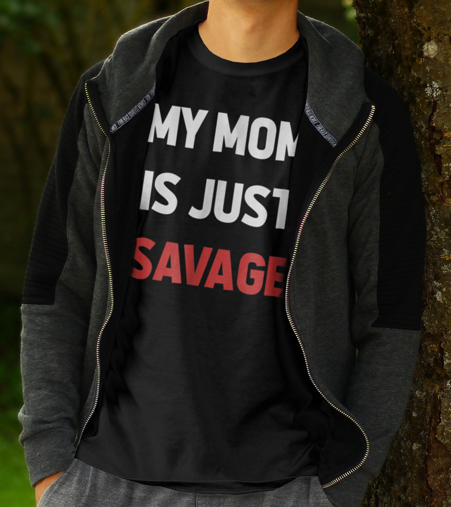 My Mom Is Just Savage Kids9 Funny T-Shirt