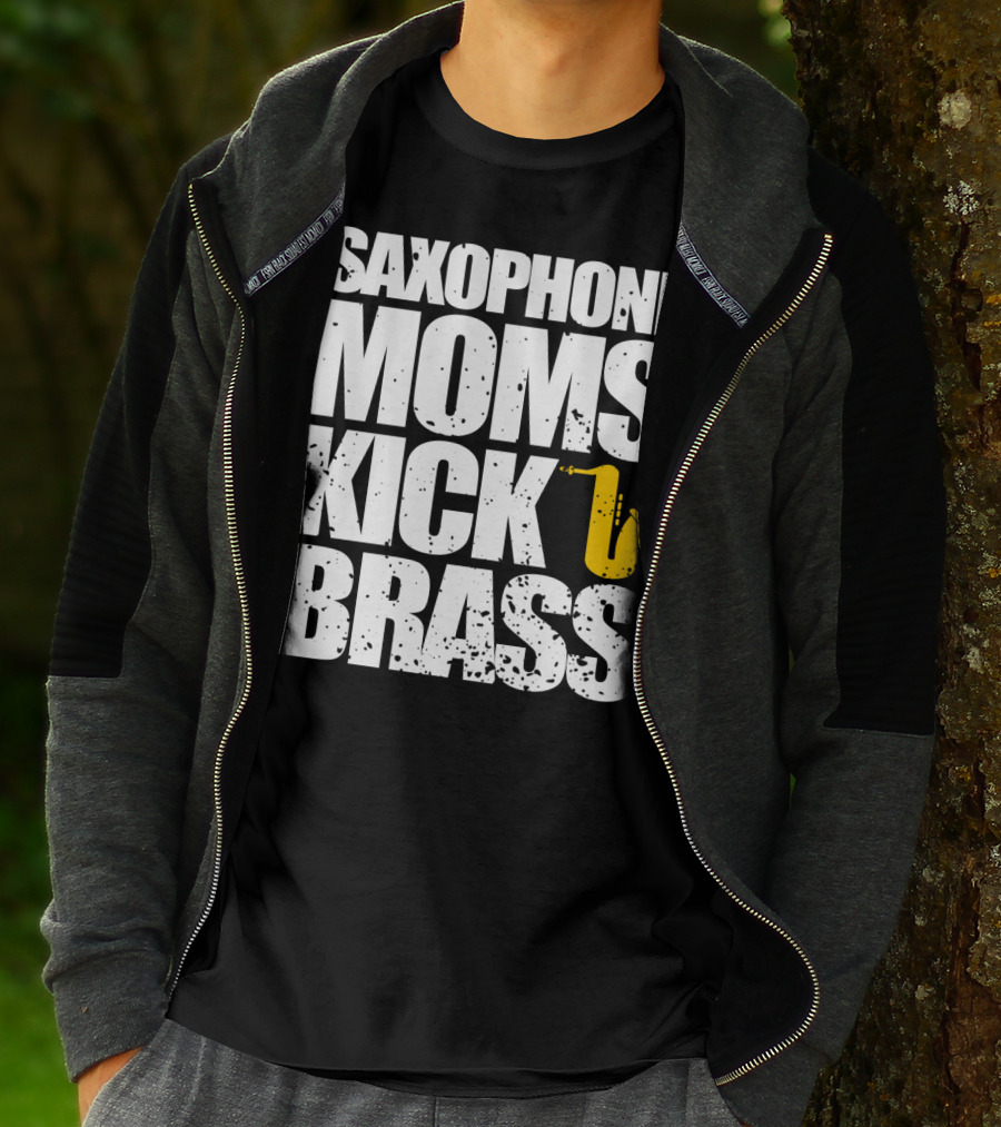 Saxophone Moms Kick Brass T-Shirt