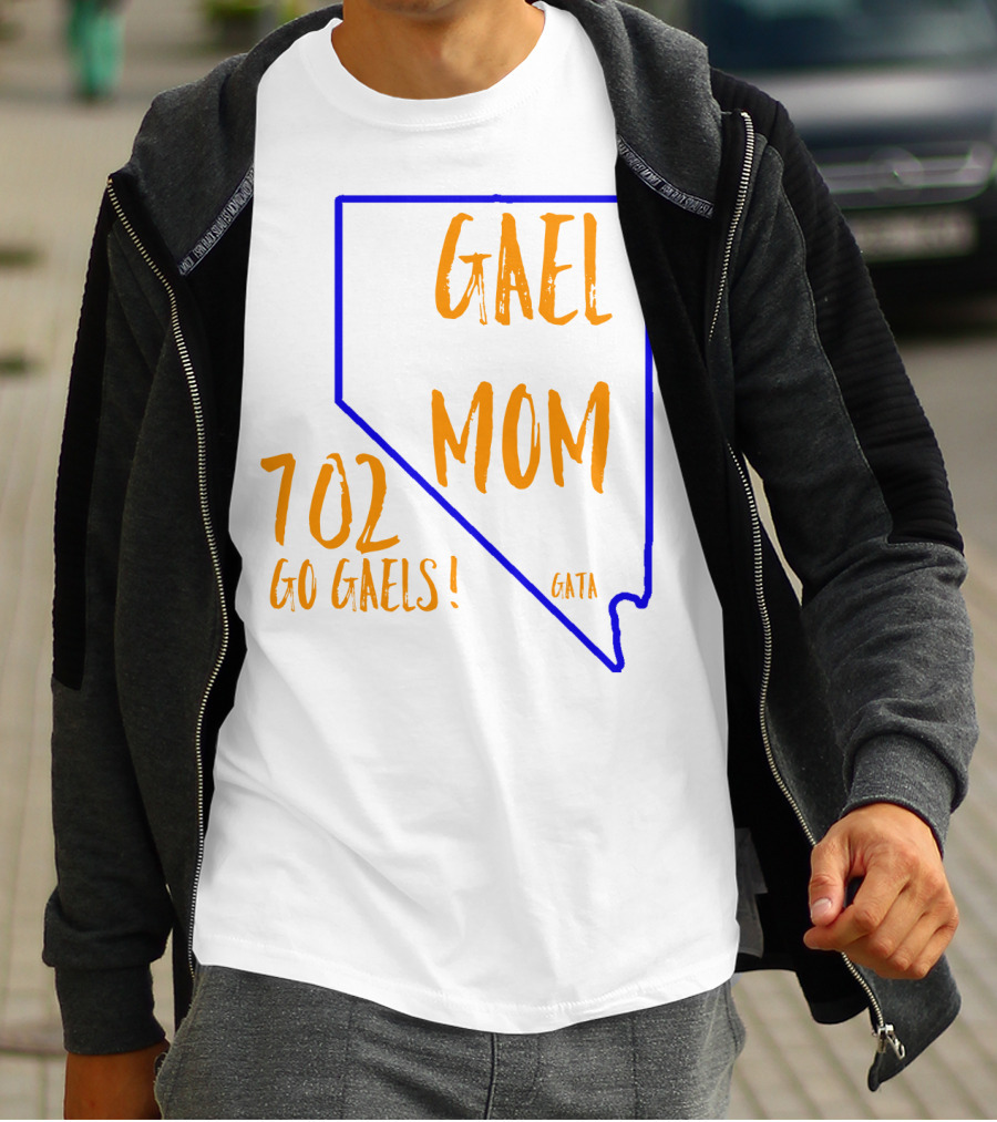 Gael Mom 702 Go Gaels GATA Nevada Outline T-Shirt