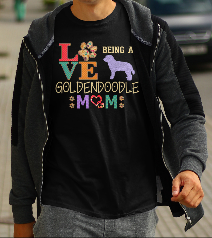 Love Being A Goldendoodle Mom T-Shirt