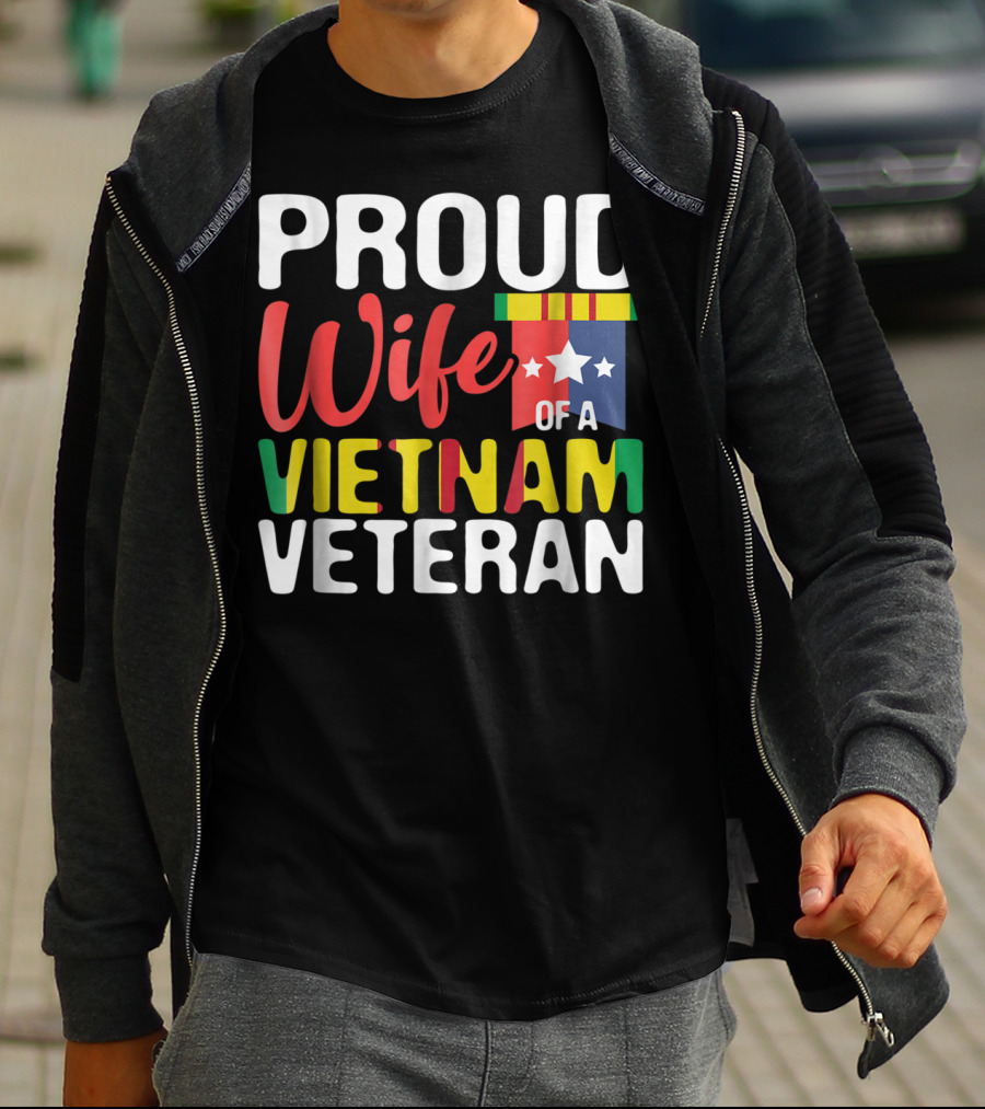 Proud Wife Of A Vietnam Veteran T-Shirt