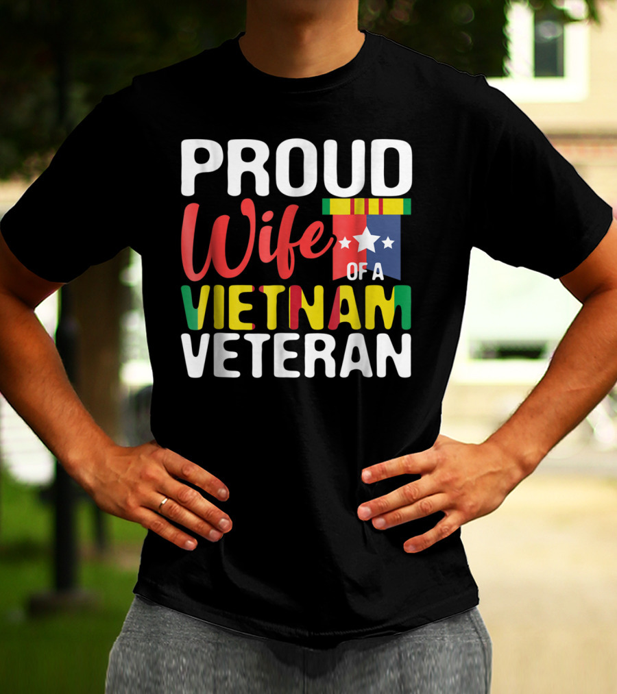 Proud Wife Of A Vietnam Veteran T-Shirt