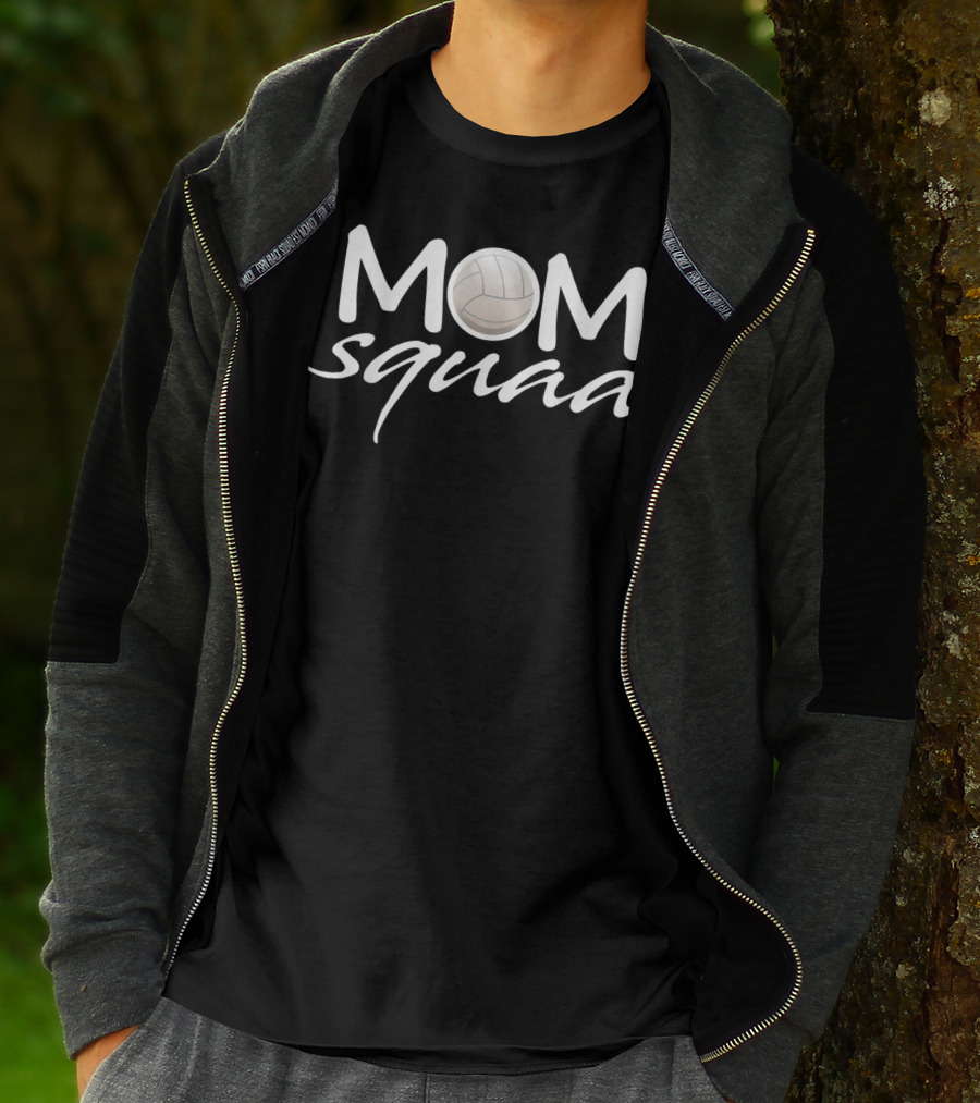 Volleyball Mom Squad For Women Mom Volleyball T-Shirt