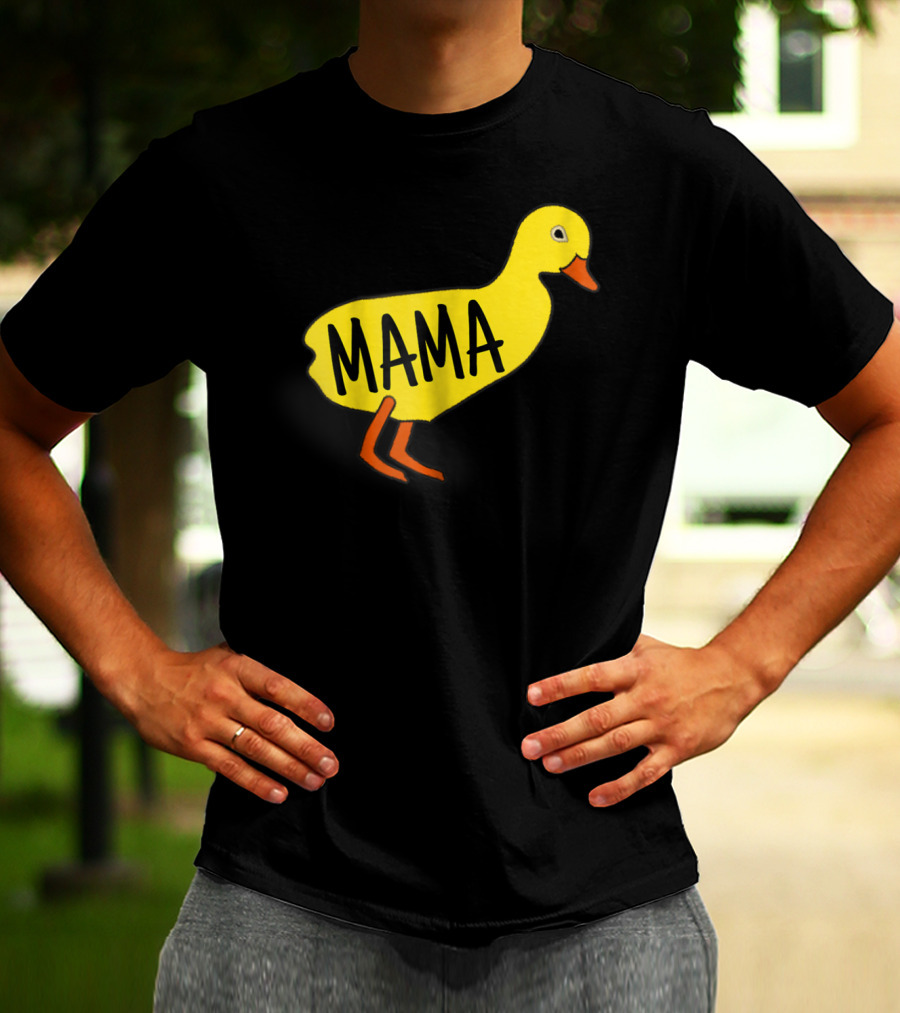 MAMA Best Duck Mama Mom For Ducks Lovers Girls Owners T-Shirt