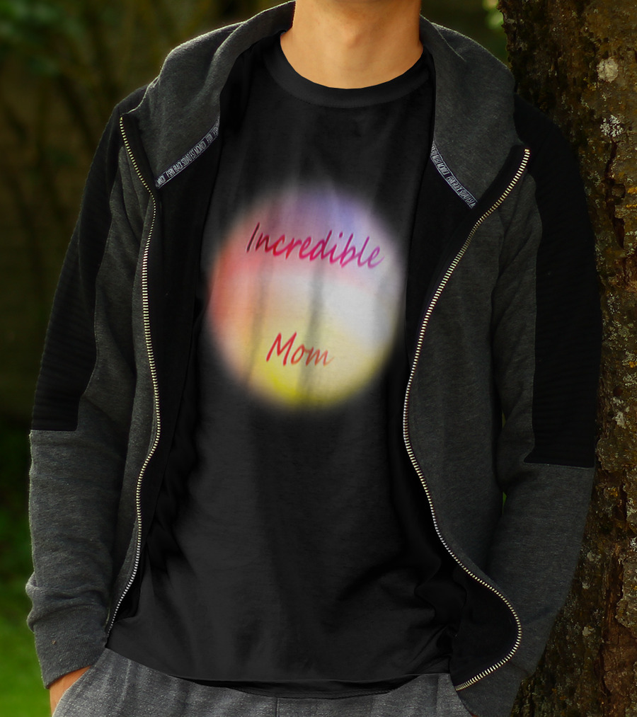 Incredible Mom Multicolored Glow T-Shirt