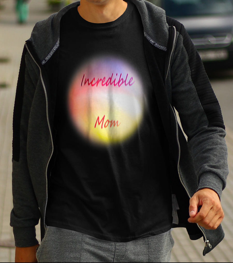 Incredible Mom Multicolored Glow T-Shirt