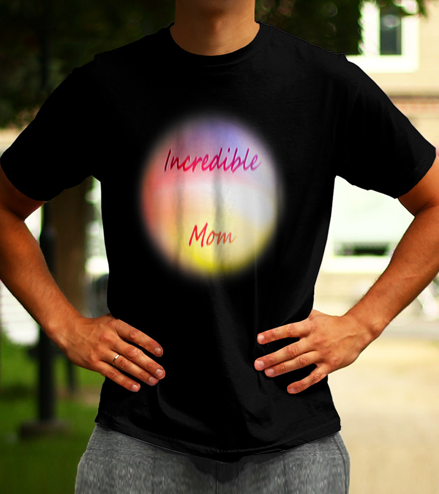 Incredible Mom Multicolored Glow T-Shirt