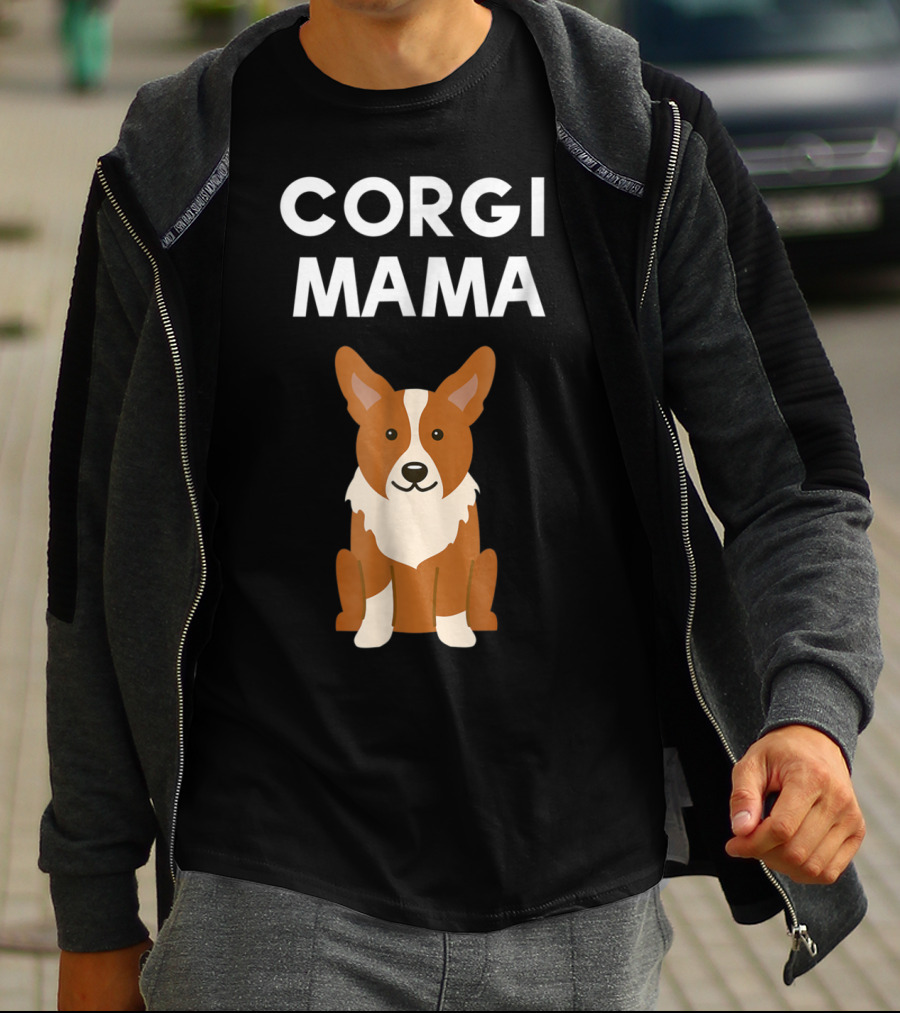 Corgi Mama Corgi Lover Cute Corgi Mom T-Shirt