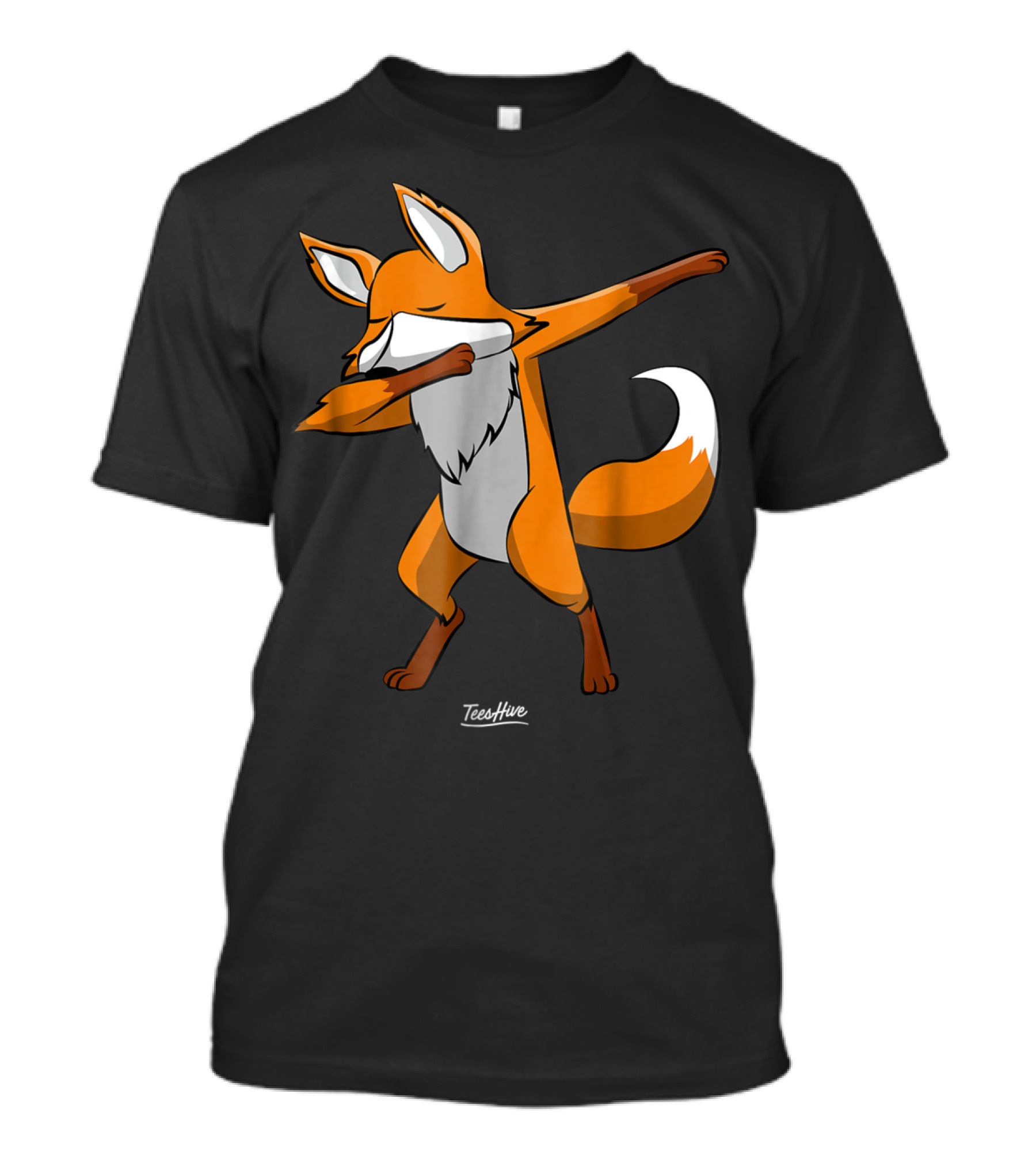 Dabbing Fox Dab Red Fox Animal Fox Mom Funny Fox Lover TeeHive T-Shirt